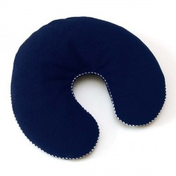 COUSSIN TOUR DU COU BUCHI BLEU Remplissage naturel de sarrasin-5525