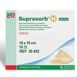 Pansement hydrocolloïde Standard Suprasorb® H 15x15cm Boite de 10 - 20432