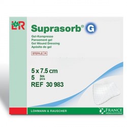 Pansement hydrogel Suprasorb® G 5x7,5cm Boite de 5 - 30983