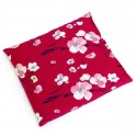 BOUILLOTTE COUSSIN CHAUFFANT NOYAUX DE CERISES fleurie 24 x 26 cm-1112