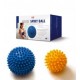 BALLE HÉRISSON 10 cm bleue LA PAIRE Massage corporel relaxant-2212