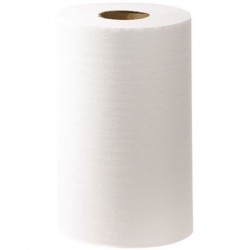 Essuie-mains pure ouate 2x18g/m² - Carton de 6 rouleaux - Dévidage centrale - 2 plis - 450 formats 20x30cm - H262LMR